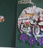 Christmas card,. Handmade Christmas card. Santa. Father christmas. Ref 475