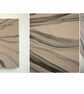  Abstract Pebble Brown & Black Square Oil Painting Minimalist Style - Image 4