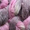 SPECIALS! 200g Hand-dyed Hand-Spun ARAN 100% WOOL Purples & Pinks