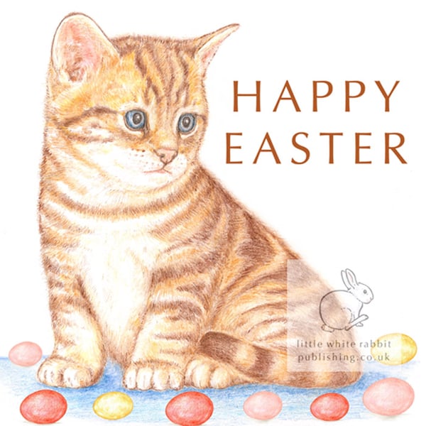 Timmy the Kitten - Easter Card