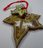 Ceramic leaf hanging decoration, ivy leaf - Image 3