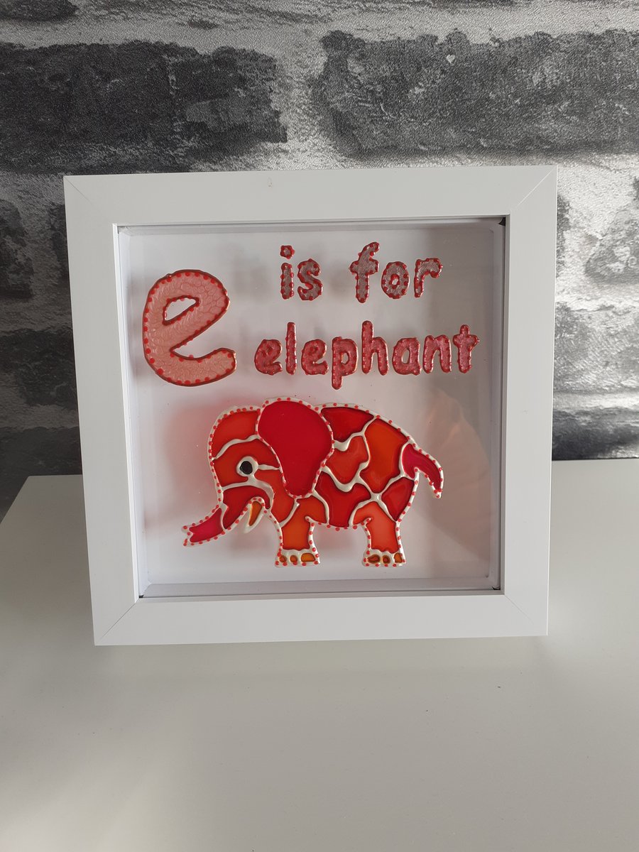 Elephant wall art, Nursery wall art