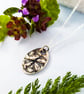 Heal-All Wildflower Pendant Necklace in Recycled Fine and Sterling Silver - Image 1
