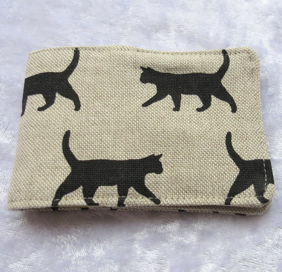 Oyster card sleeve. Ticket cover. cats design.
