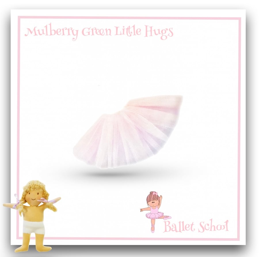Pretty Pink Ballet Tutu to fit the Little Hugs Dolls