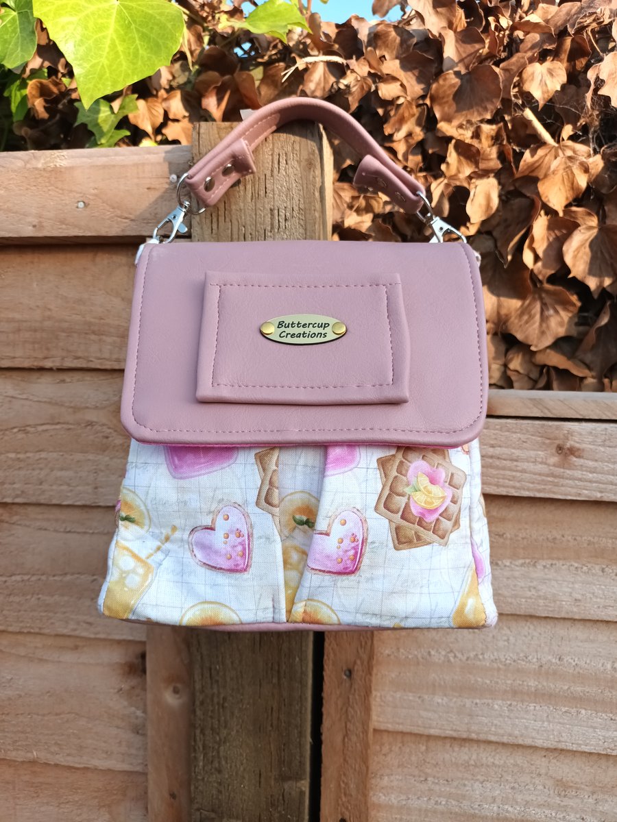 Waffle inspired mini rucksack