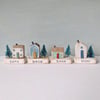 Little Wooden Handmade House in a Bag - Choose Your House - Home