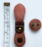 Mid Brown Buckle Clasp & Strap Hardware Kit for Making a Felt Bag on a Ball - Image 3