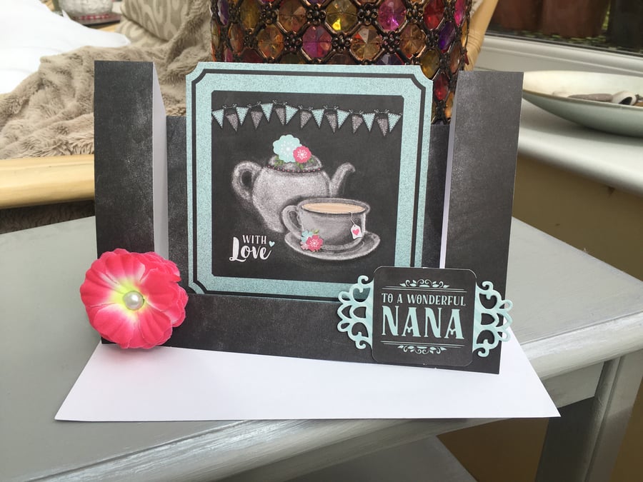 With love to a wonderful Nana birthday card