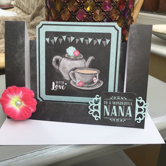 With love to a wonderful Nana birthday card