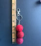 Handmade felt ball keyring or bag charm - Image 6