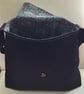 Denim satchel style crossbody bag. - Image 5