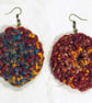 Boho Statement Earrings, - Image 3