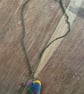  Handcrafted Rainbow Resin Heart Pendant Necklace  - Image 2