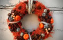 Floral door wreaths