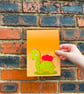 A5 Illustrated Print - 'Hardcore Dino' - Image 4