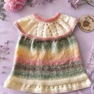 Newborn Hand Knitted Baby Dress