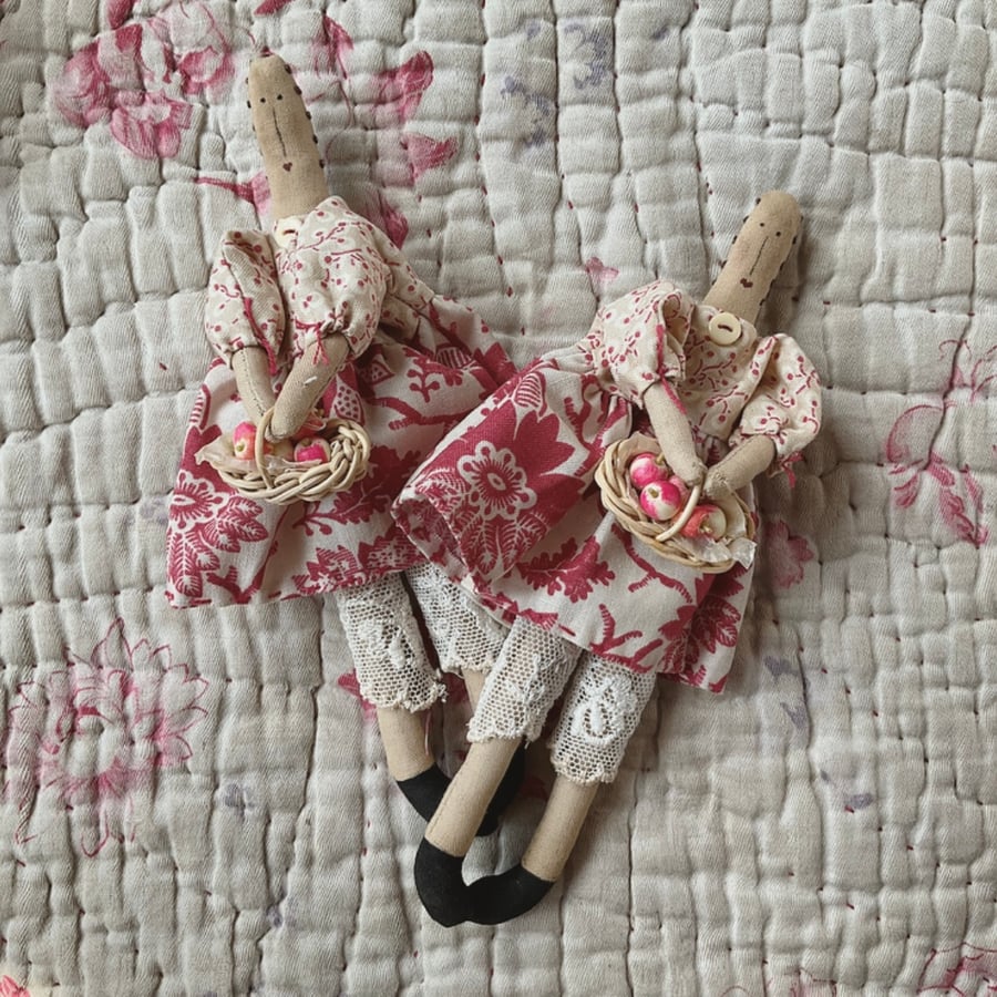 Miniature Homespun Doll