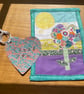 Textile flower picture - Image 4