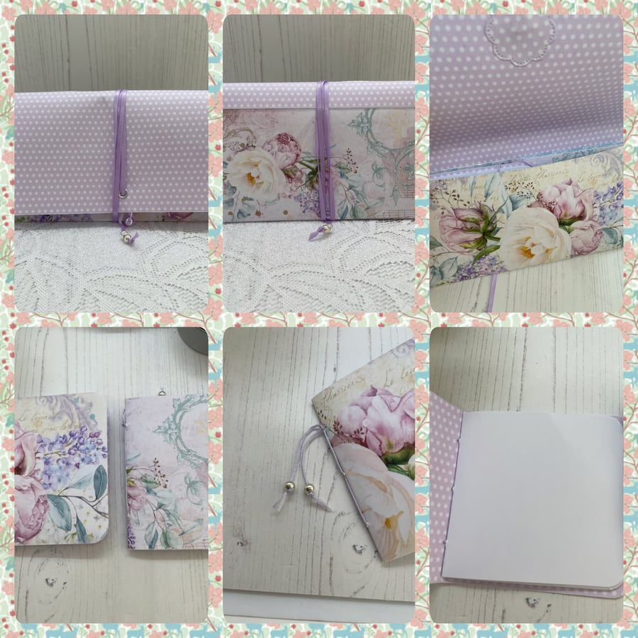 SOLD - SALE - Floral Pouch Folder PB16