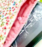 Handmade Ditsy floral Kindle Sleeve, E-reader pouch, Fabric Sleeve, Kindle Case - Image 3