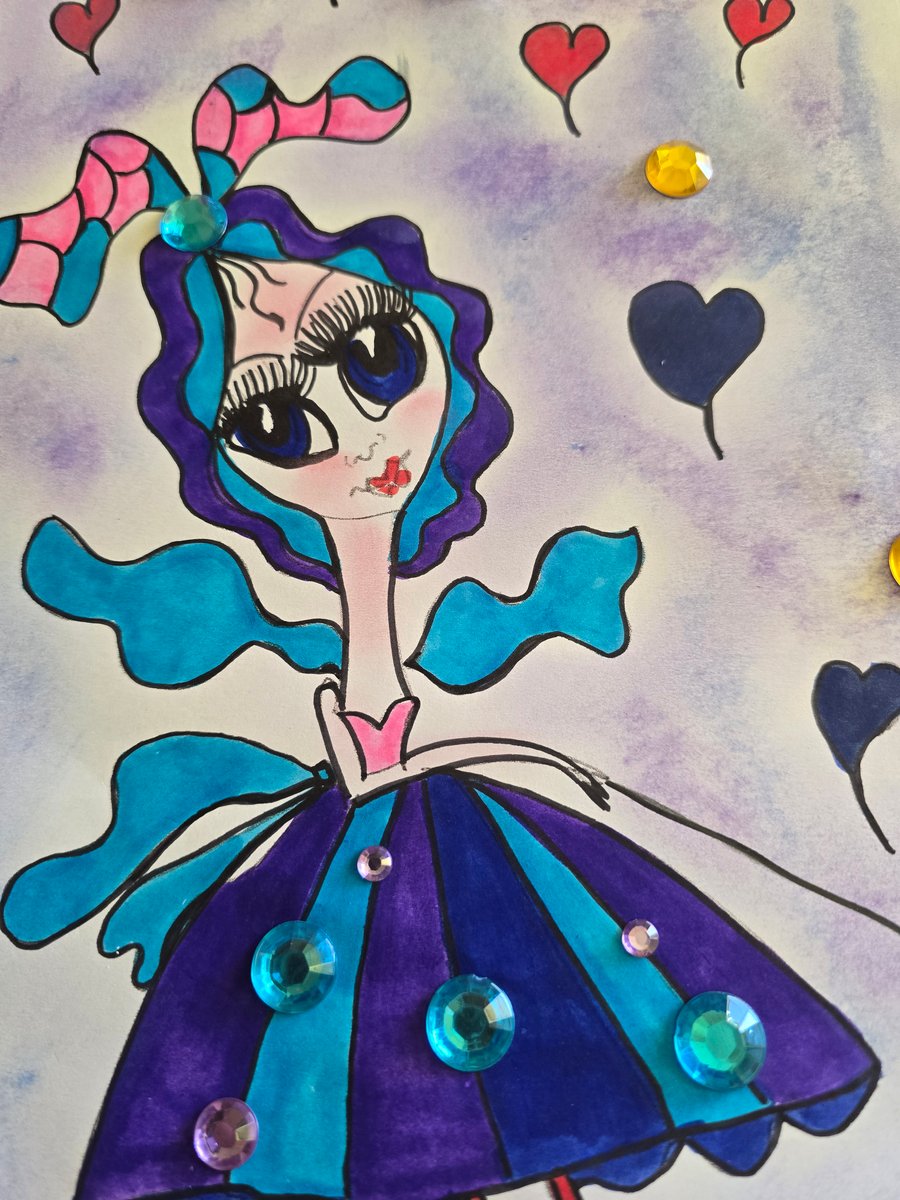 Valentine Fae Drawing 