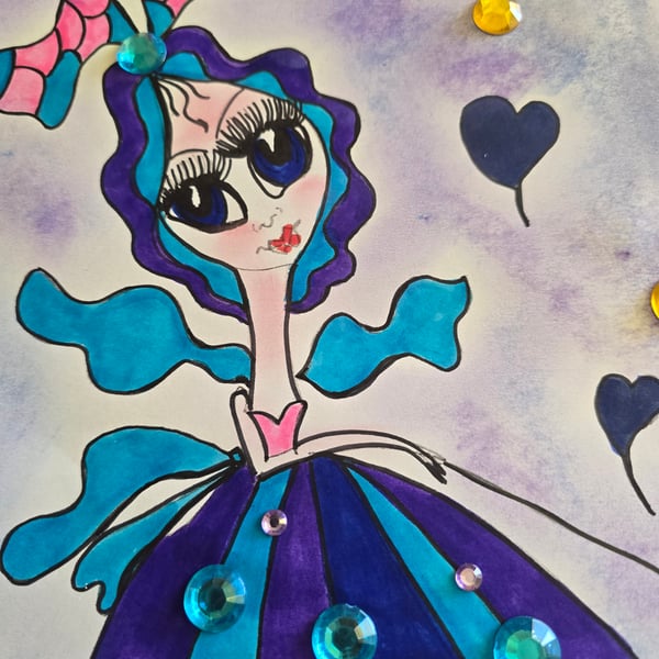 Valentine Fae Drawing 