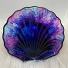 Resin galaxy swirl scallop shell