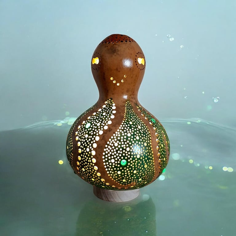 Olivia Octopus Gourd Lamp
