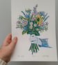The Gift - linoprint - Image 6