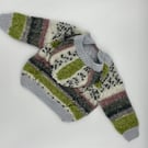 Hand knitted cardigan 6-12 months