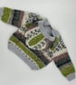 Hand knitted cardigan 6-12 months