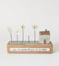 Little Wooden House with Festive Garden 'All is Calm All is Bright' - Image 2