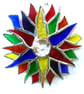 Double Rainbow Sun Suncatcher Stained Glass 008 - Image 1