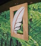 Hand-Carved Wooden Feather Wall Art- One Piece - Rustic Wall Art - Handmade Gift - Image 2