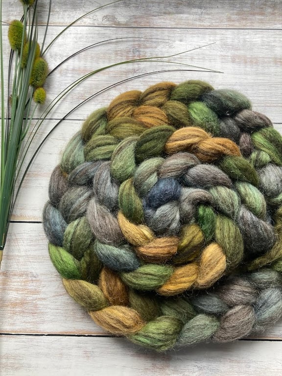 Albion British Spinning Fibre 100g The Greenwood