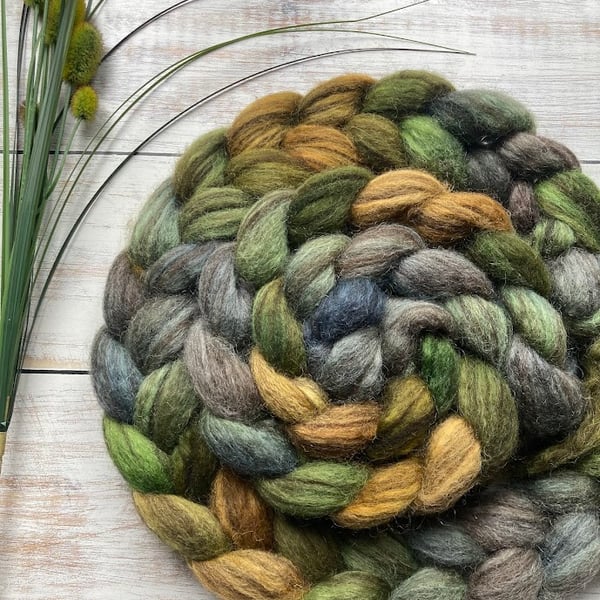 Albion British Spinning Fibre 100g The Greenwood