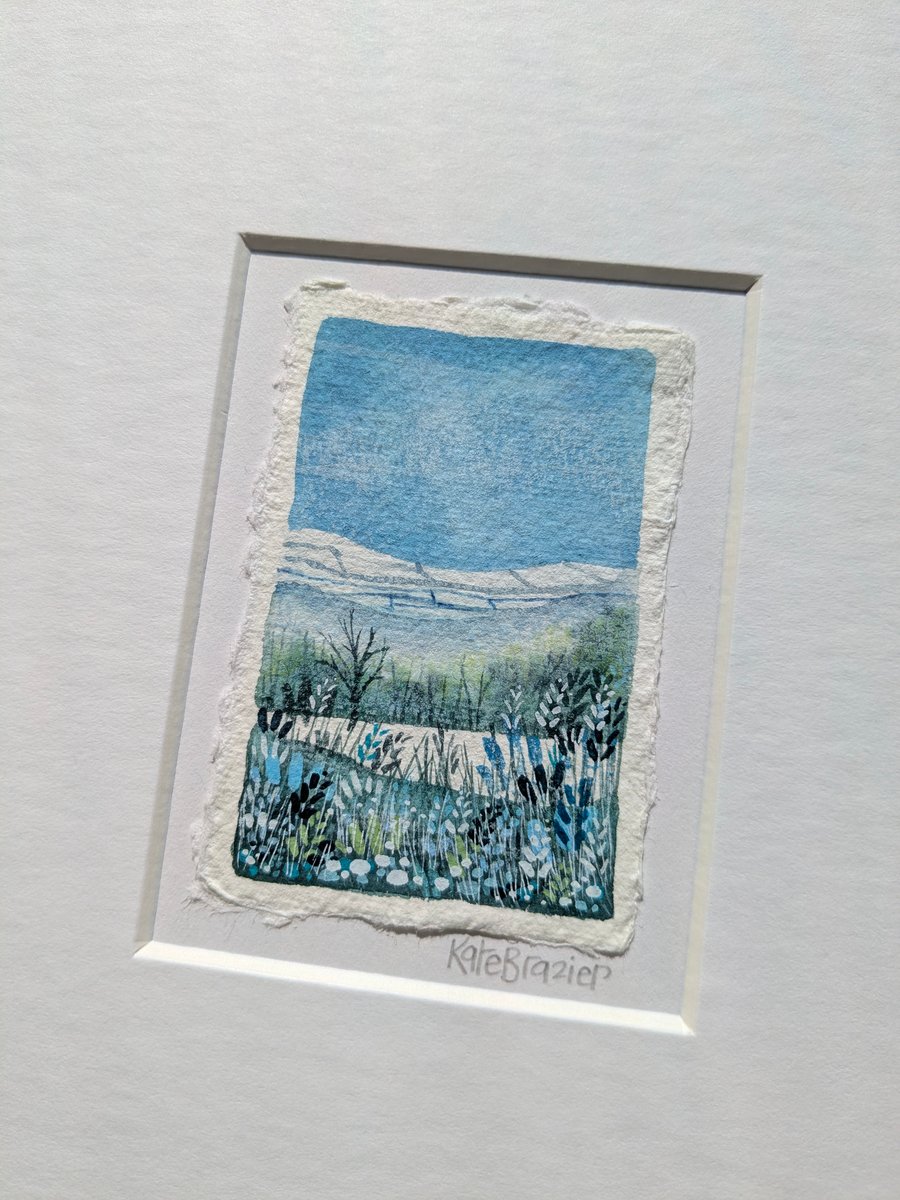A Winter Wonderland - Original miniature. A5 Mounted