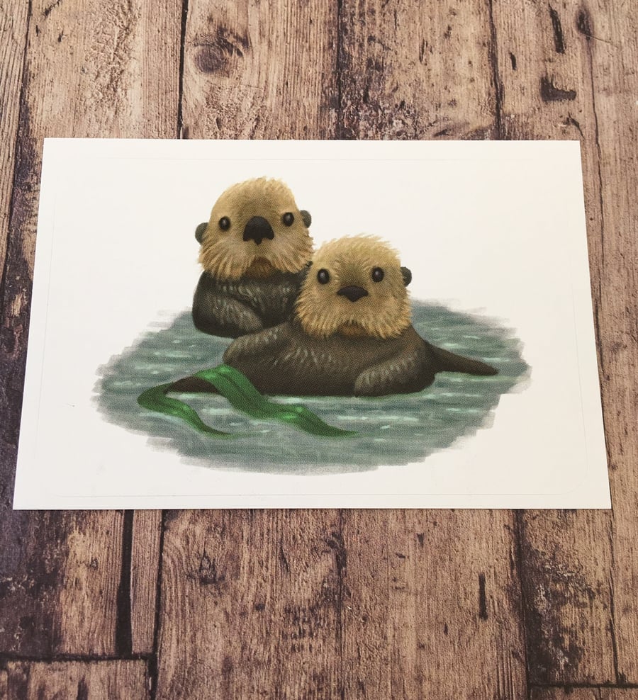 Quirky Animal Rectangular Sticker