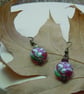 Artisan lampwork glass bead earrings - Image 3