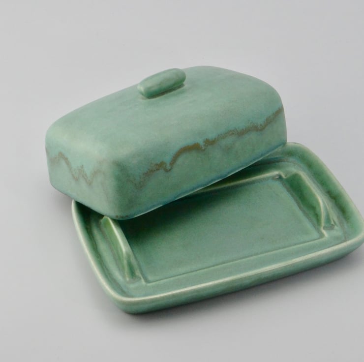 Cornish Copper Butter Dish with Lid Folksy