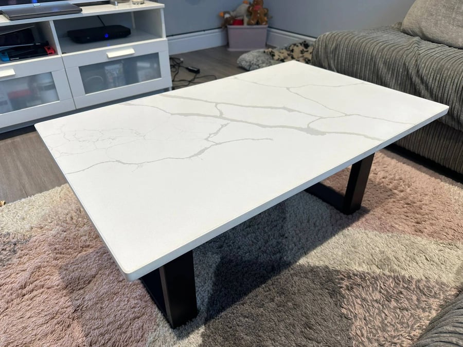 Quartz Stone Coffee Table - Made to order