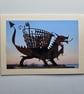 Welsh Dragon Beacon Landmark Photographic Card Size 7" x 5" Blank Card - Image 1
