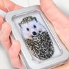 Hedgehog gift, 3D hedgehog, hedgehog picture, hedgehog ornament