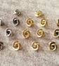 12.5mm 20L Antique Silver Knot Buttons Lightweight - Image 2