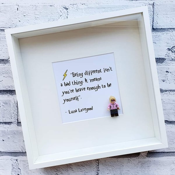 Harry Potter Personalised Minifigure Frame with Quote