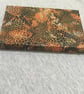 A6:  Orange Brown Snakeskin Print Leather - Leatherbound Lined Notebook - Image 5