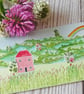 Bookmark - original watercolour painting to help mark your page