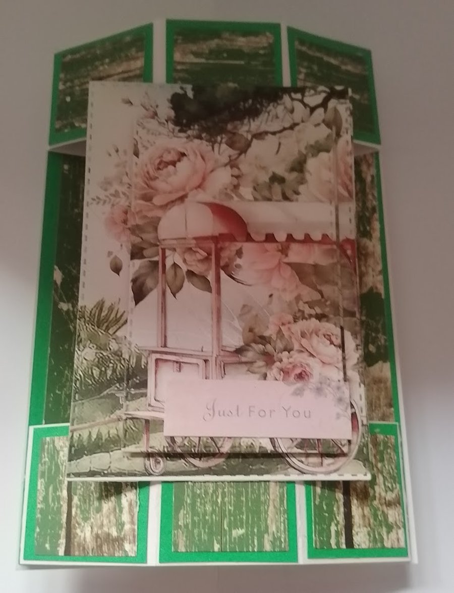 Handmade Hexagonal card