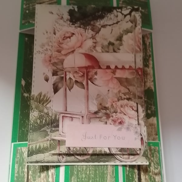 Handmade Hexagonal card